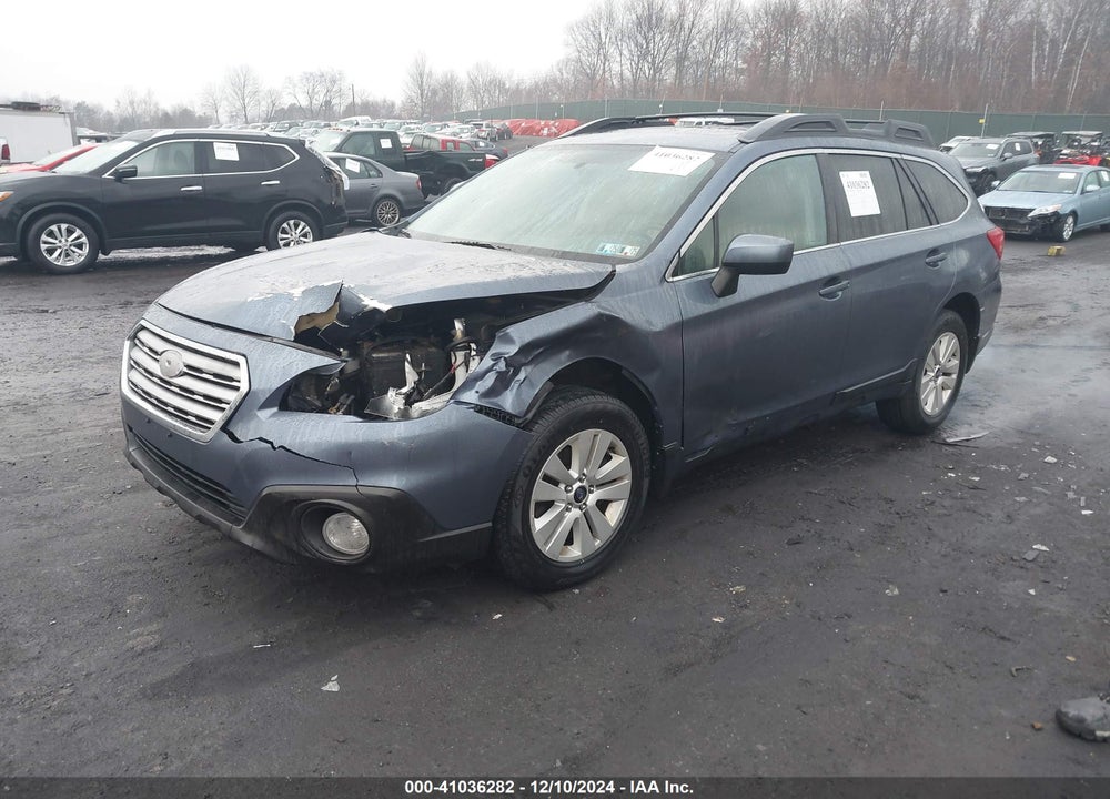 2016 SUBARU OUTBACK 2.5I PREMIUM VIN: 4S4BSADC9G3246398