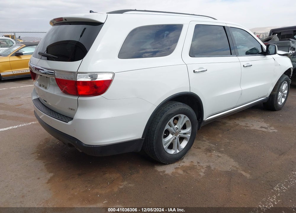 2013 DODGE DURANGO CREW VIN: 1C4RDHDG0DC535397