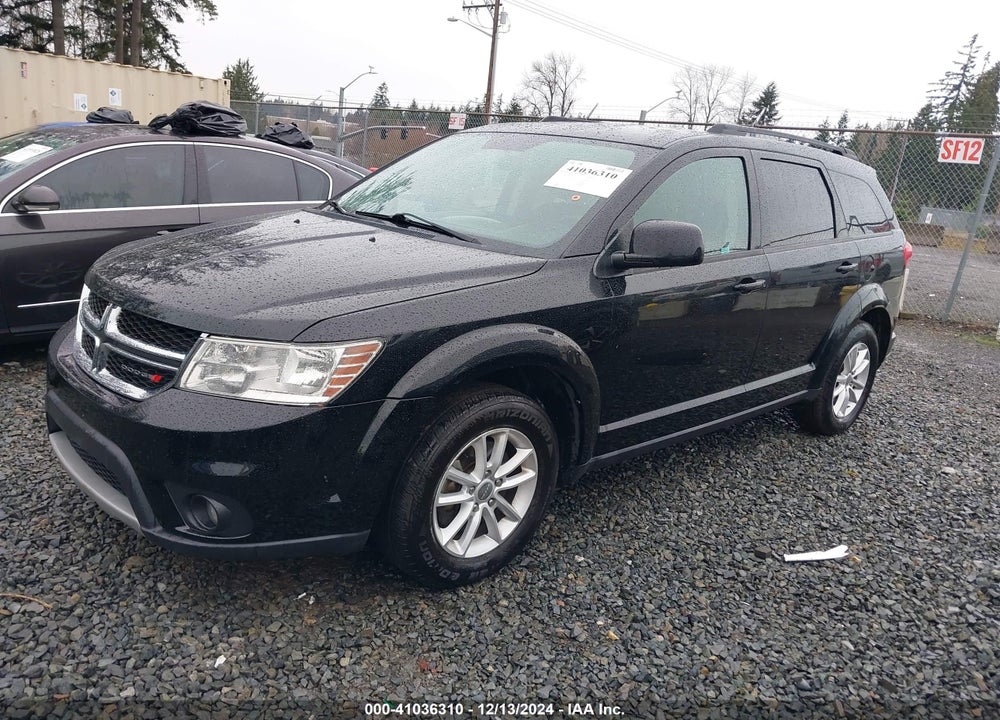 2016 DODGE JOURNEY SXT VIN: 3C4PDCBG0GT202896