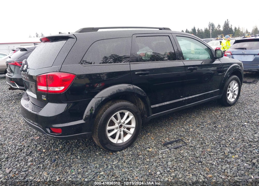2016 DODGE JOURNEY SXT VIN: 3C4PDCBG0GT202896
