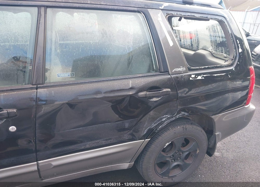 2003 SUBARU FORESTER XS VIN: JF1SG65673H723635