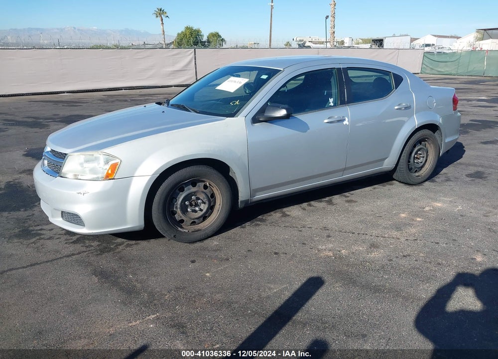 2012 DODGE AVENGER SE VIN: 1C3CDZAB0CN325166