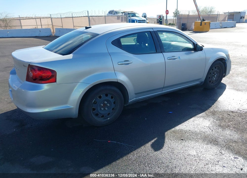 2012 DODGE AVENGER SE VIN: 1C3CDZAB0CN325166