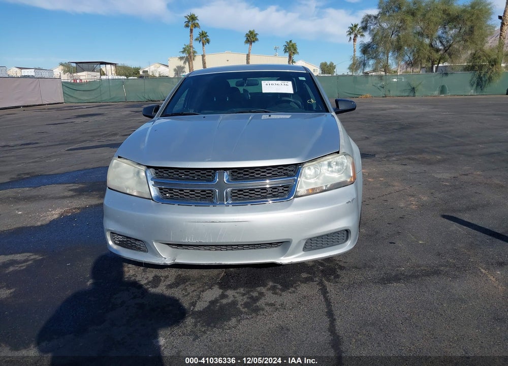 2012 DODGE AVENGER SE VIN: 1C3CDZAB0CN325166