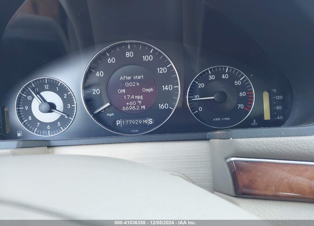 2005 MERCEDES-BENZ E 320 VIN: WDBUF65J75A618677