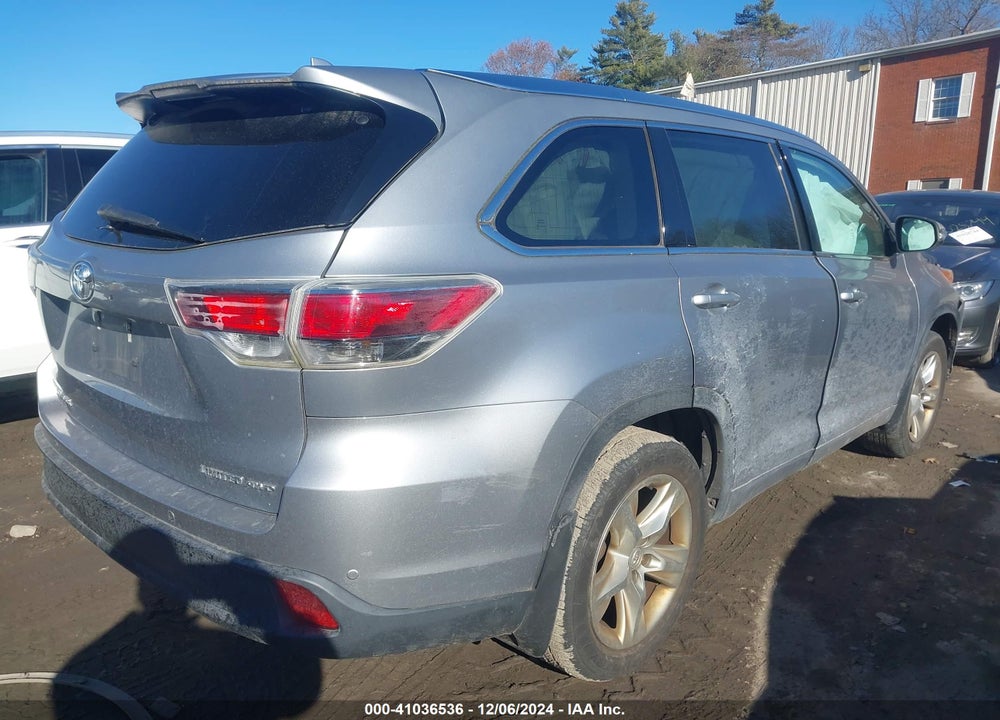 2015 TOYOTA HIGHLANDER LIMITED PLATINUM V6 VIN: 5TDDKRFH8FS210669