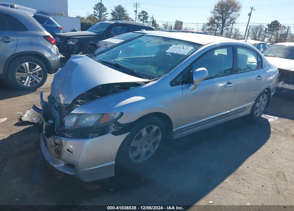 2011 HONDA CIVIC LX VIN: 19XFA1F50BE030206