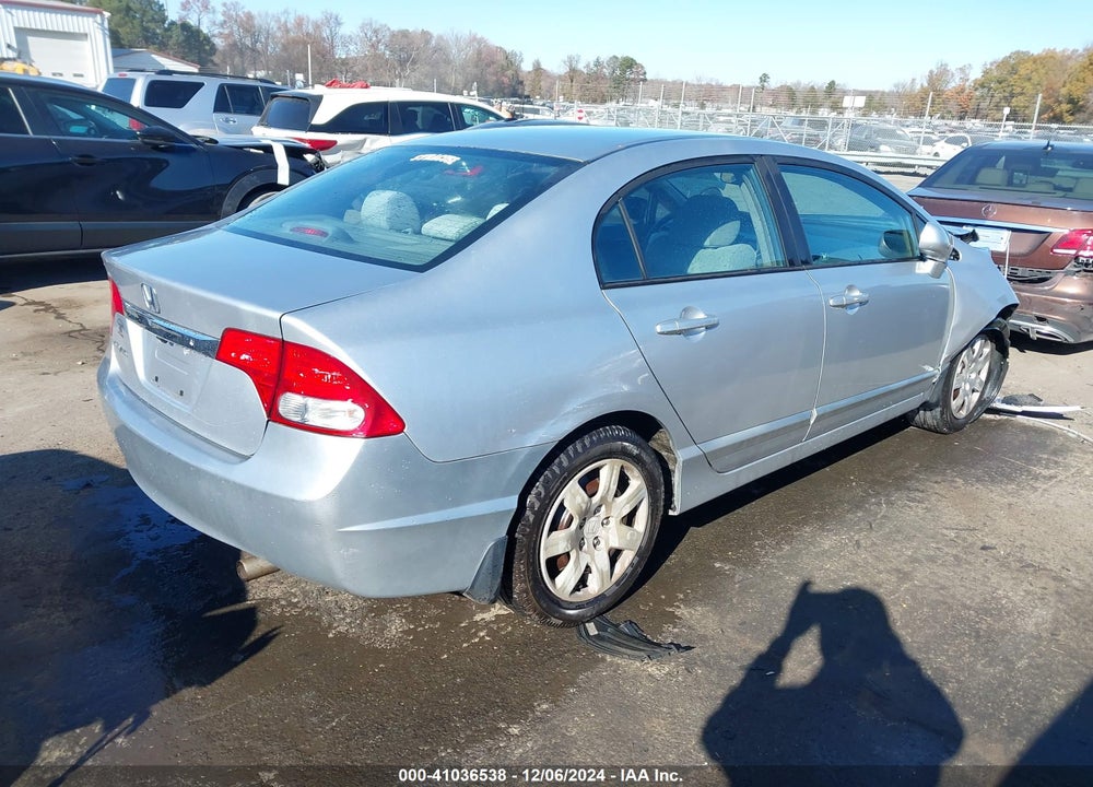 2011 HONDA CIVIC LX VIN: 19XFA1F50BE030206