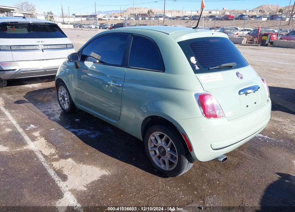 2013 FIAT 500 POP VIN: 3C3CFFAR1DT651937