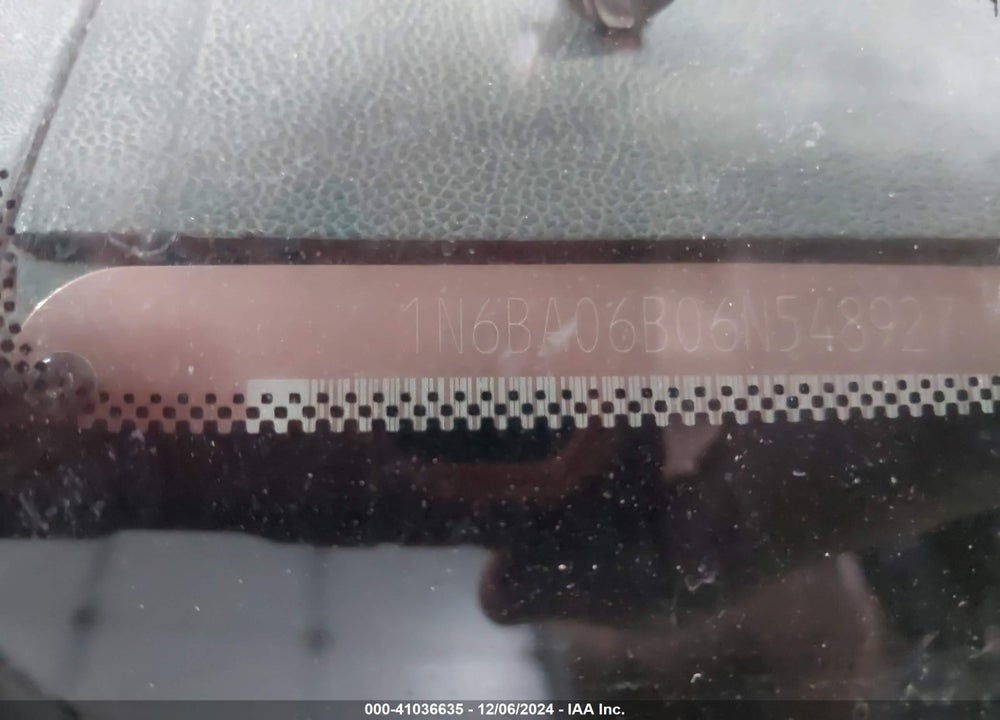2006 NISSAN TITAN SE VIN: 1N6BA06B06N548927
