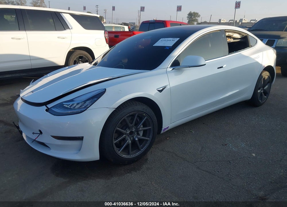 2018 TESLA MODEL 3 LONG RANGE/MID RANGE VIN: 5YJ3E1EA2JF076179