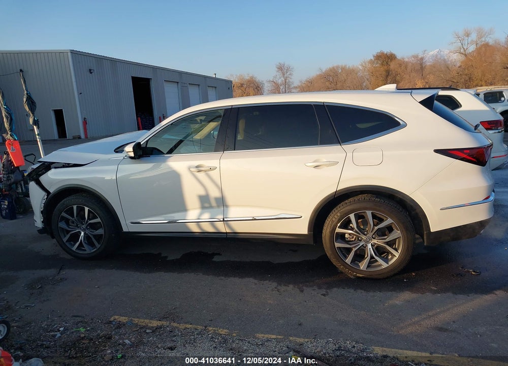 2022 ACURA MDX TECHNOLOGY PACKAGE VIN: 5J8YE1H45NL004151
