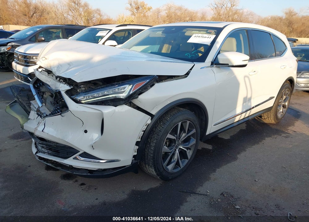 2022 ACURA MDX TECHNOLOGY PACKAGE VIN: 5J8YE1H45NL004151