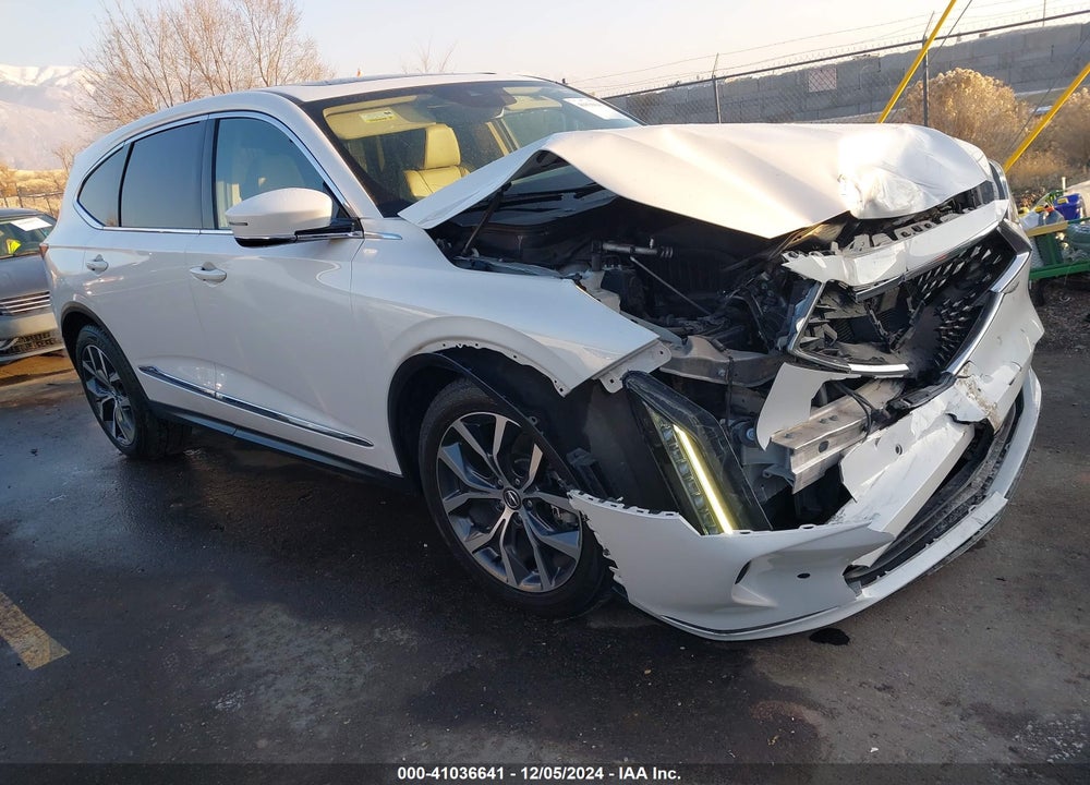 2022 ACURA MDX TECHNOLOGY PACKAGE VIN: 5J8YE1H45NL004151