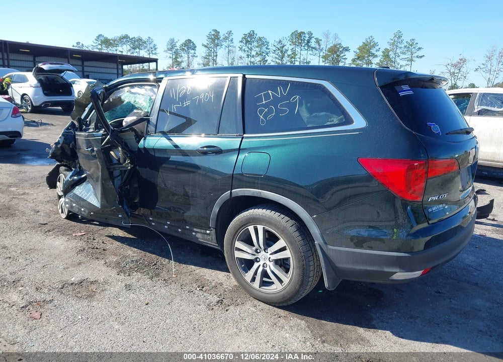 2017 HONDA PILOT EX VIN: 5FNYF5H39HB027904