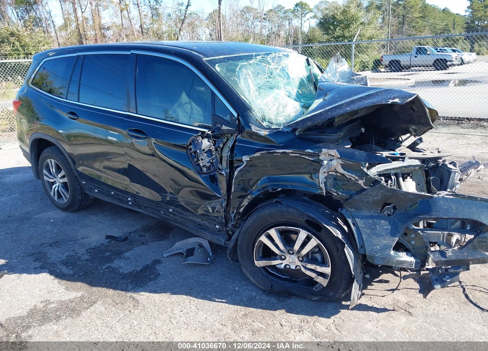 2017 HONDA PILOT EX VIN: 5FNYF5H39HB027904