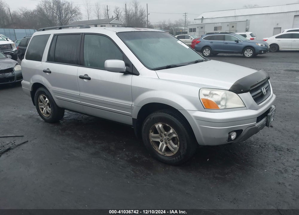 2005 HONDA PILOT EX-L VIN: 5FNYF18605B030317