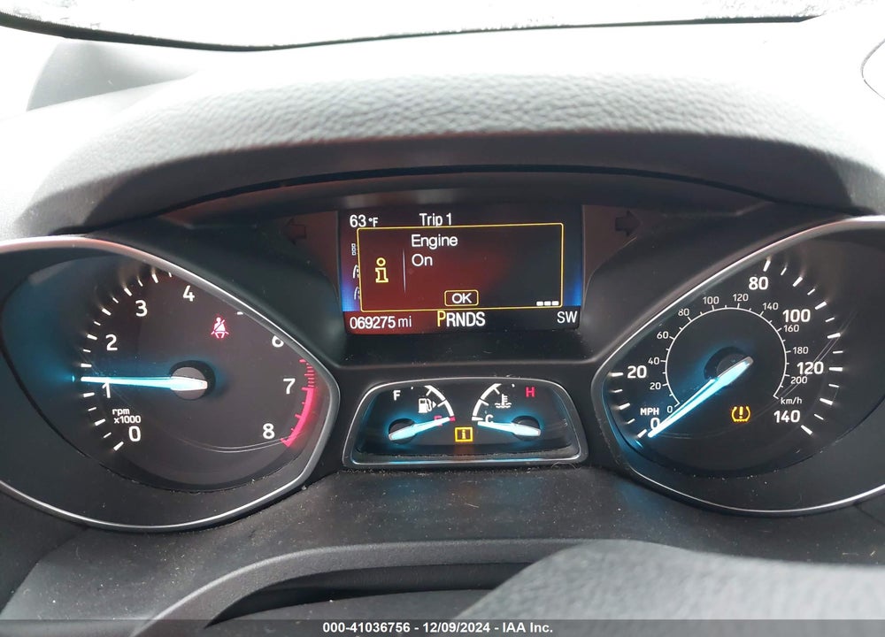 2017 FORD ESCAPE S VIN: 1FMCU0F77HUE13071