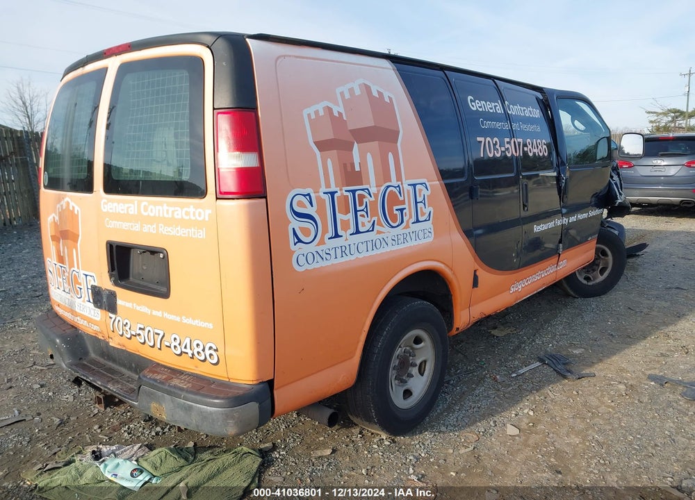 2006 CHEVROLET EXPRESS WORK VAN VIN: 1GCHG35U861165051