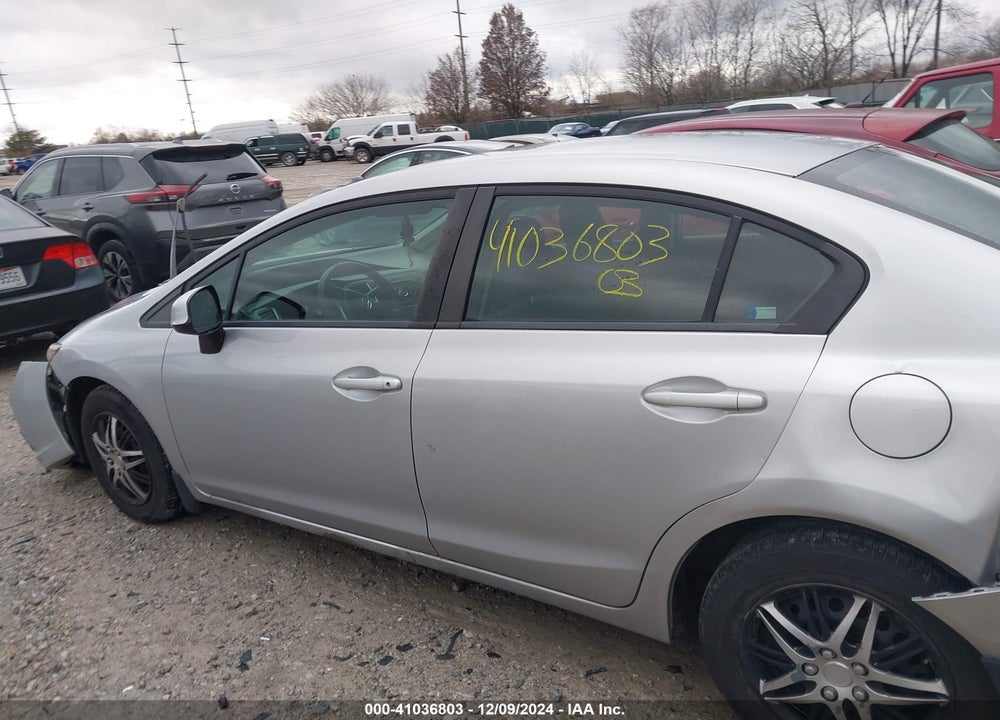 2013 HONDA CIVIC LX VIN: 19XFB2F56DE060929