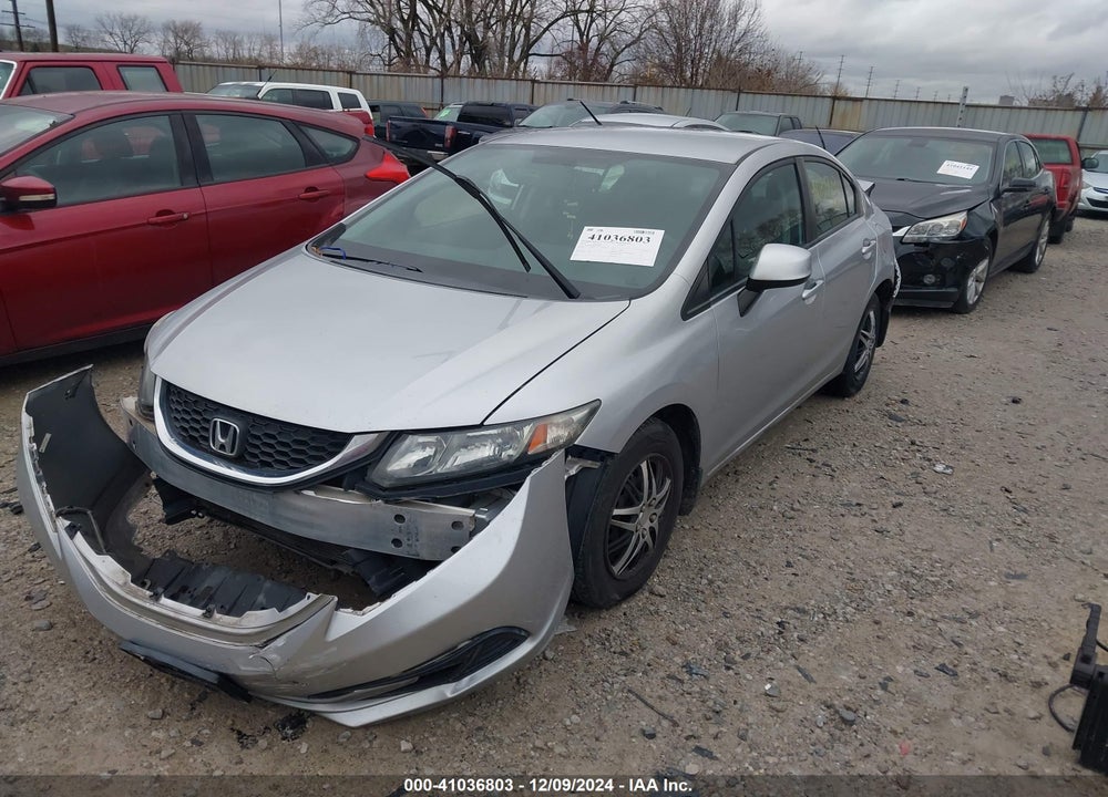2013 HONDA CIVIC LX VIN: 19XFB2F56DE060929