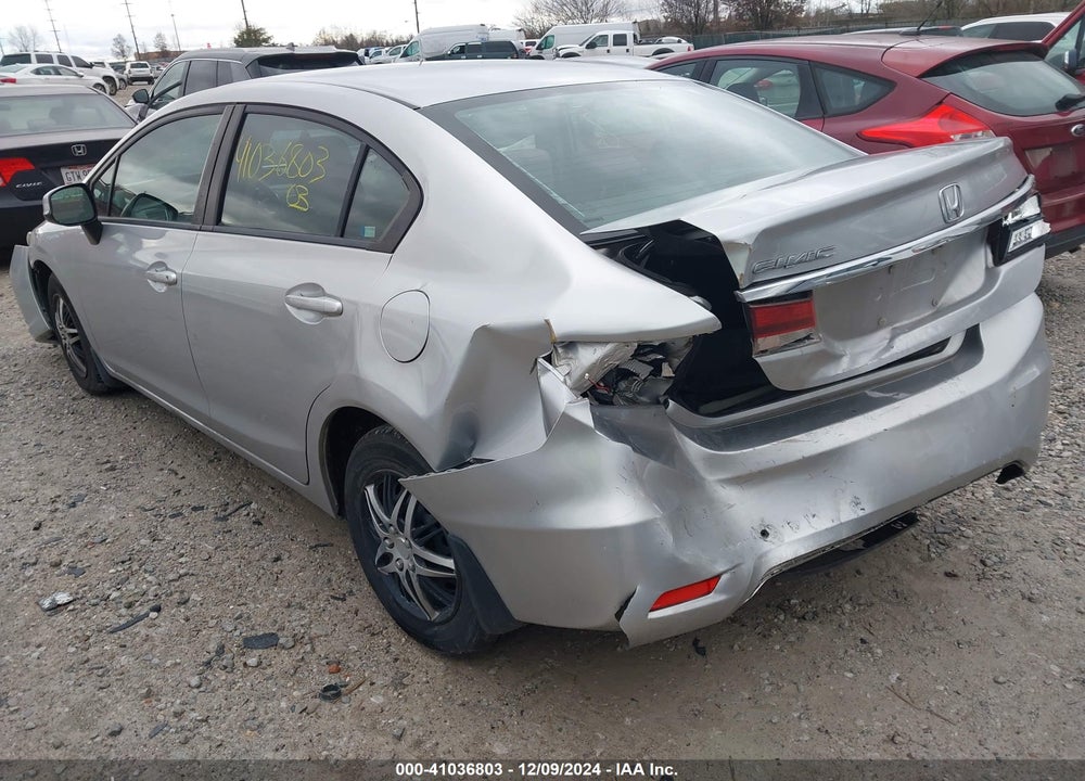 2013 HONDA CIVIC LX VIN: 19XFB2F56DE060929