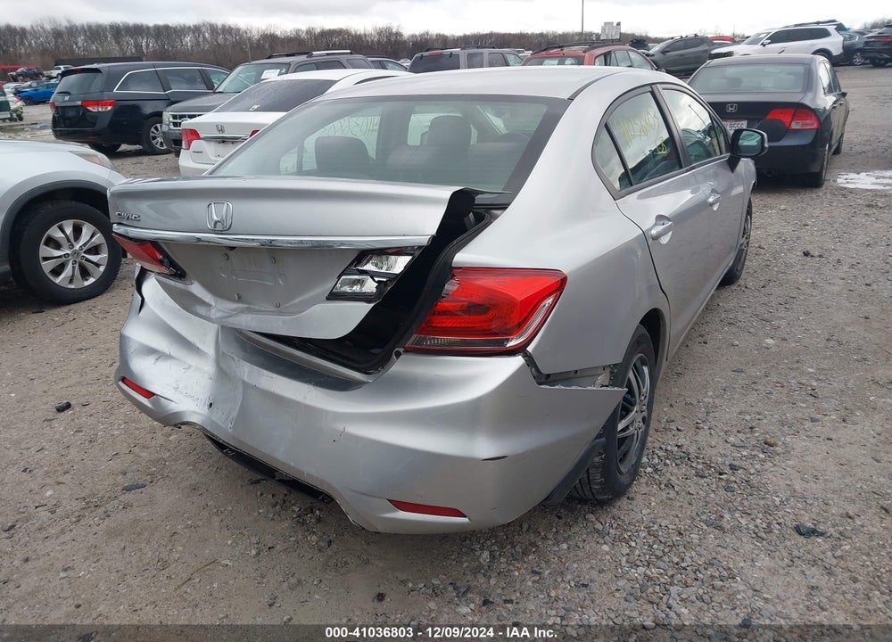 2013 HONDA CIVIC LX VIN: 19XFB2F56DE060929