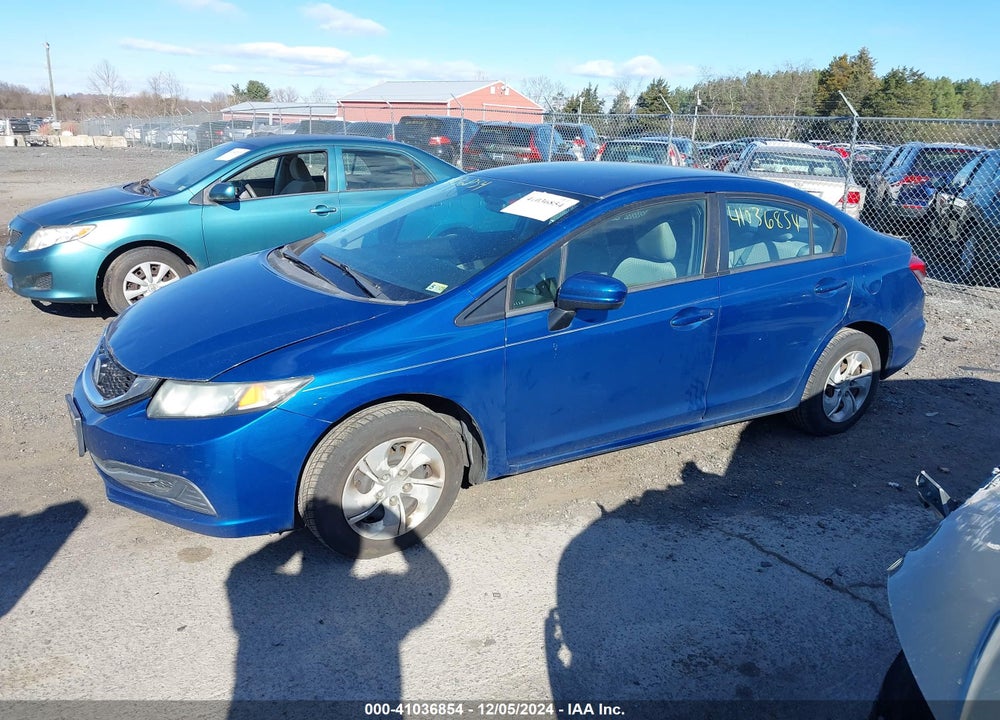 2014 HONDA CIVIC LX VIN: 2HGFB2F57EH559357