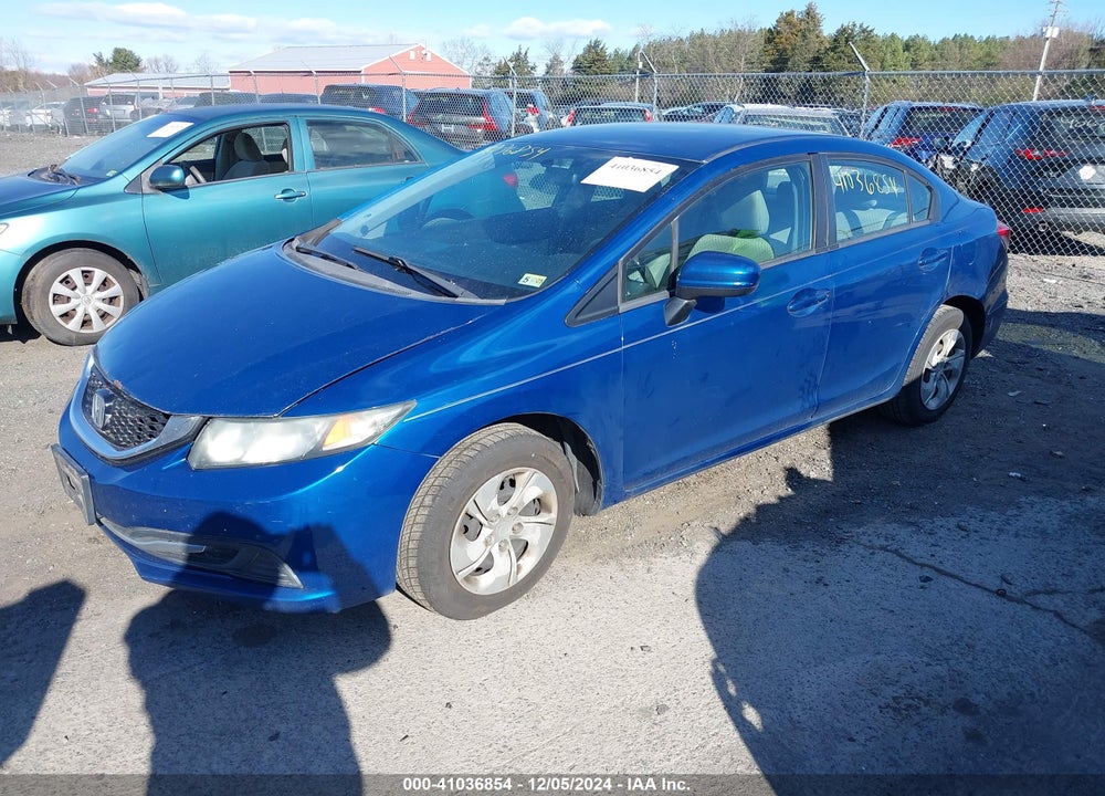 2014 HONDA CIVIC LX VIN: 2HGFB2F57EH559357