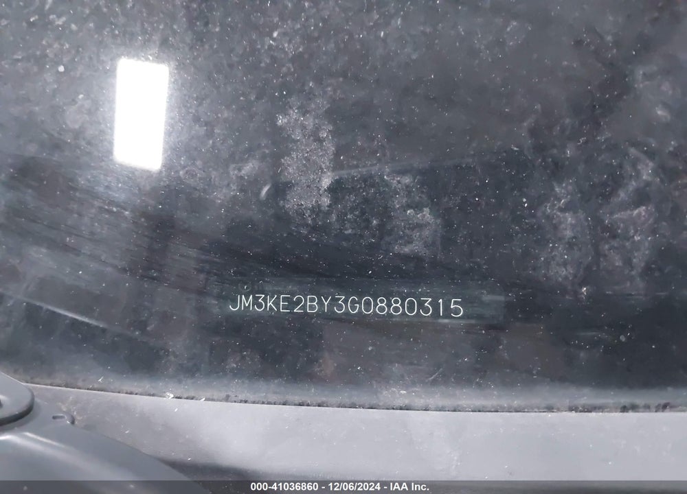 2016 MAZDA CX-5 SPORT VIN: JM3KE2BY3G0880315
