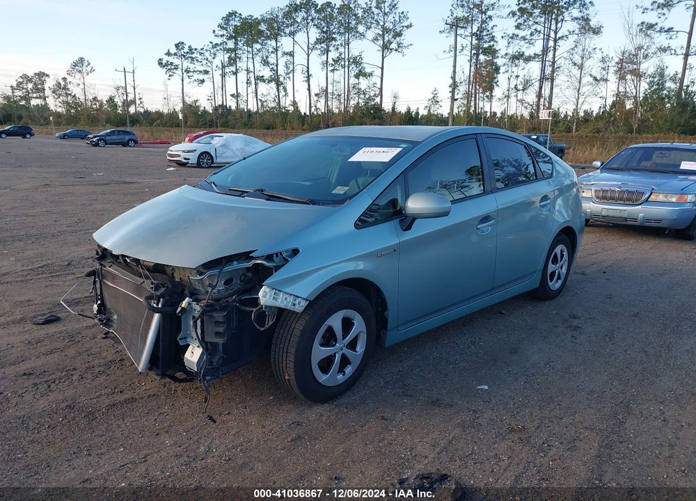 2014 TOYOTA PRIUS TWO VIN: JTDKN3DUXE1824937