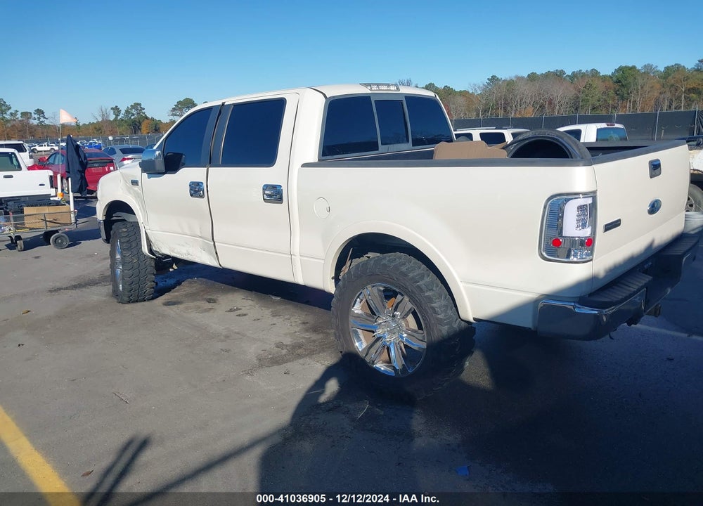 2008 FORD F-150 60TH ANNIVERSARY/FX4/KING RANCH/LARIAT/XLT VIN: 1FTPW14V58FA66450