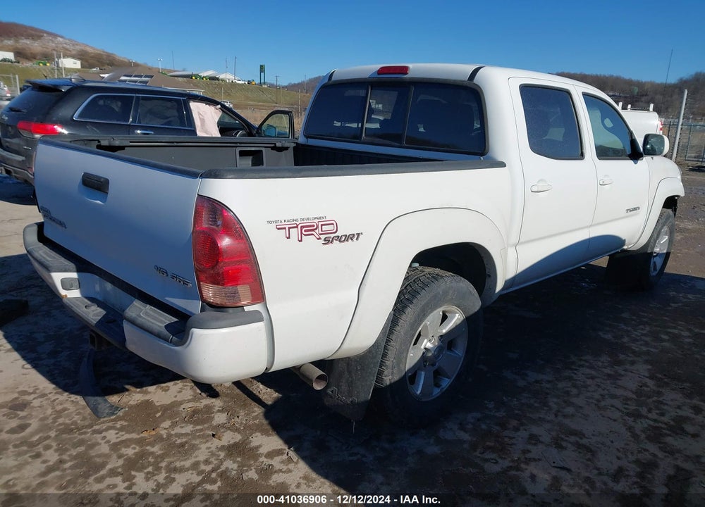 2007 TOYOTA TACOMA DOUBLE CAB VIN: 5TELU42N67Z379100