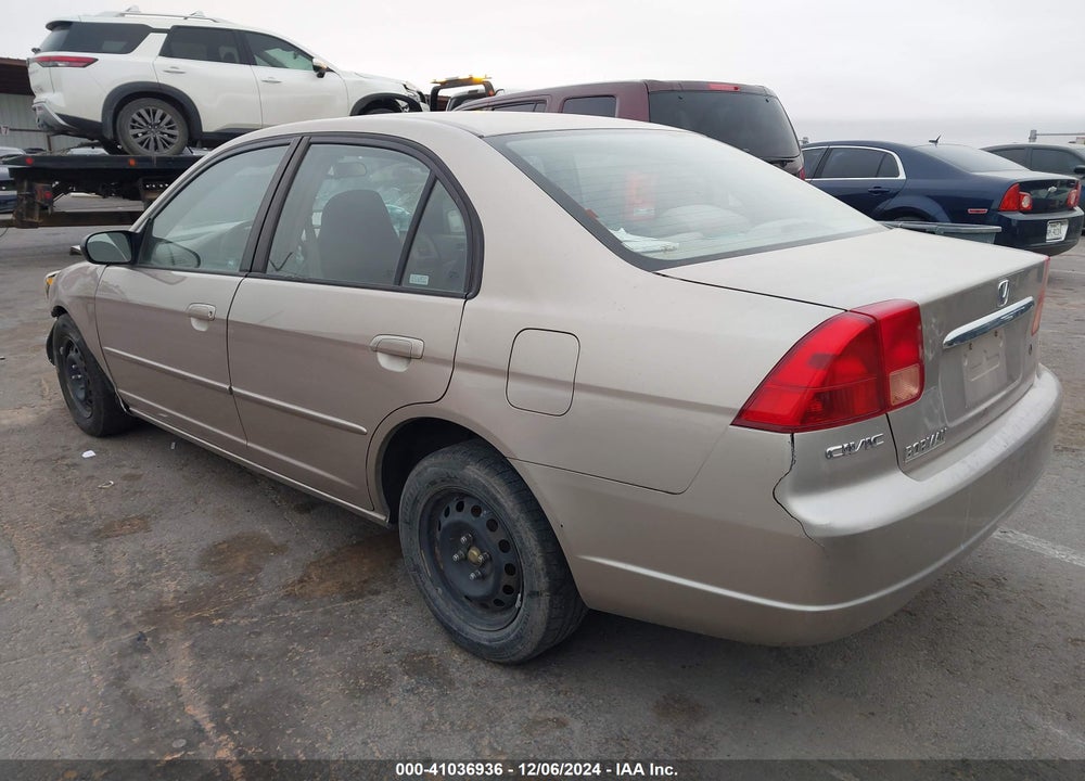 2002 HONDA CIVIC LX VIN: 1HGES155X2L033004
