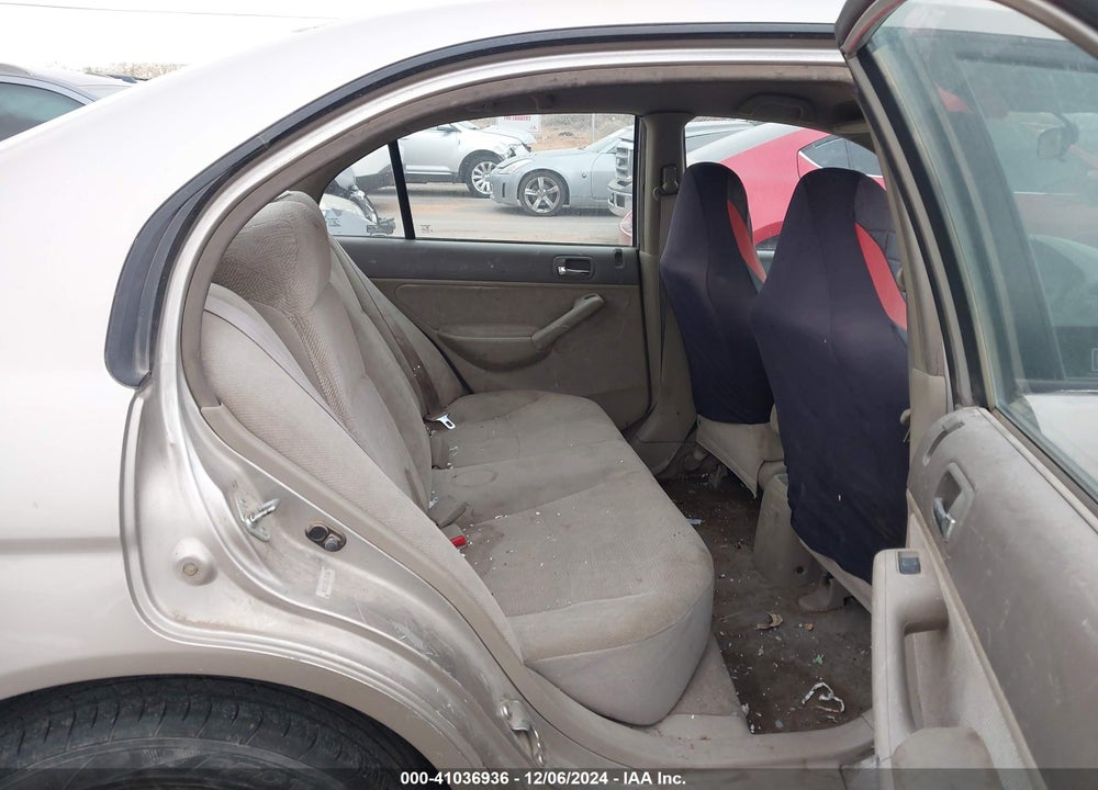 2002 HONDA CIVIC LX VIN: 1HGES155X2L033004