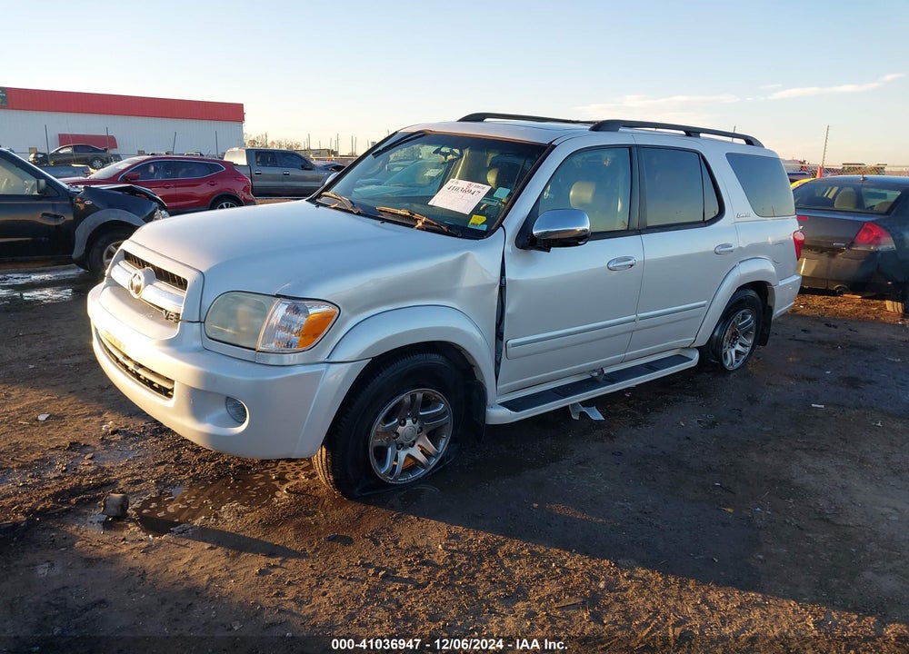 2007 TOYOTA SEQUOIA LIMITED V8 VIN: 5TDBT48A57S286469