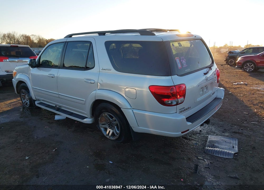 2007 TOYOTA SEQUOIA LIMITED V8 VIN: 5TDBT48A57S286469
