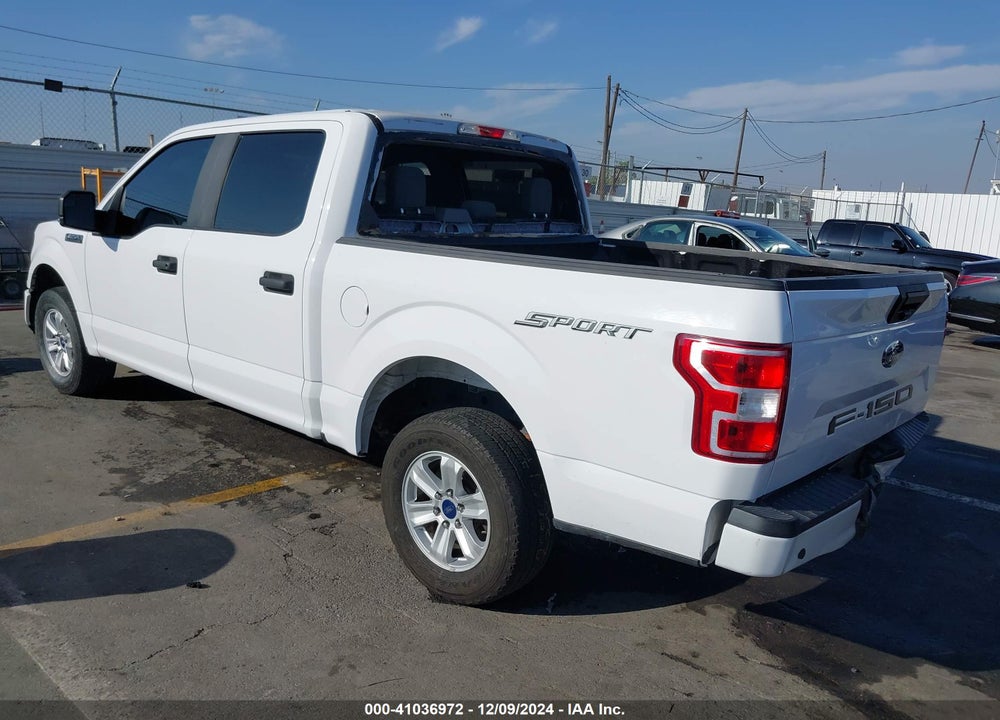 2018 FORD F-150 XL VIN: 1FTEW1CB3JKC83877