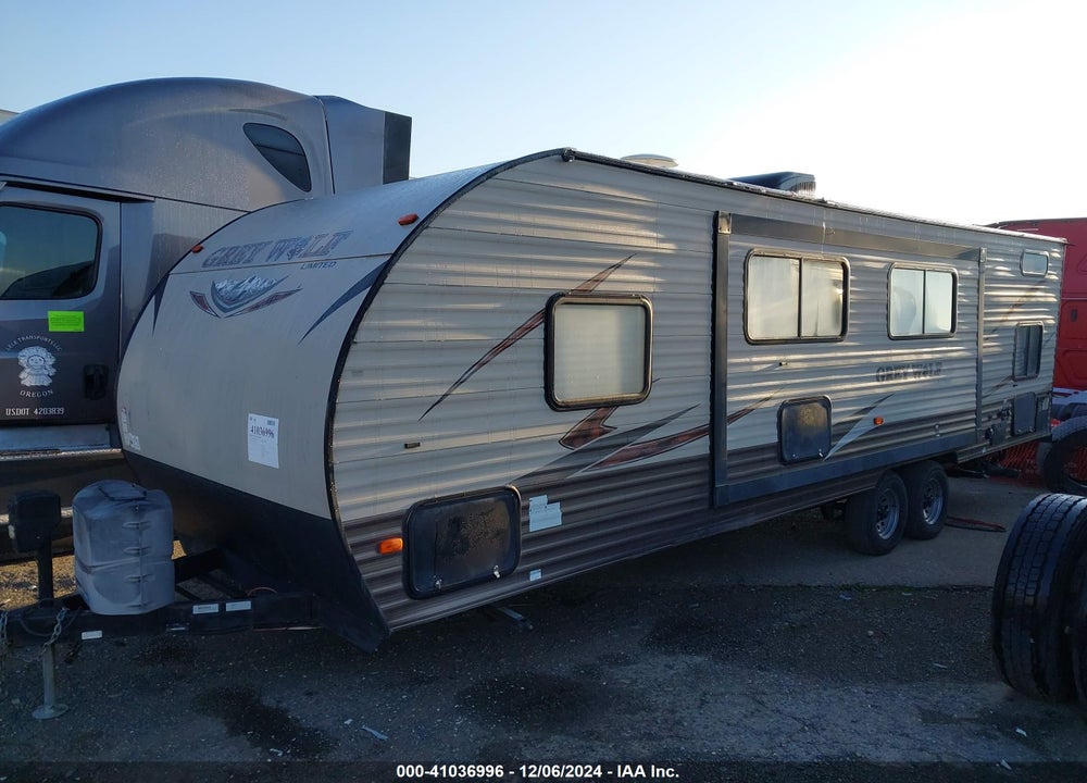2016 FOREST RIVER GREY WOLF VIN: 4X4TCKB25G9125753