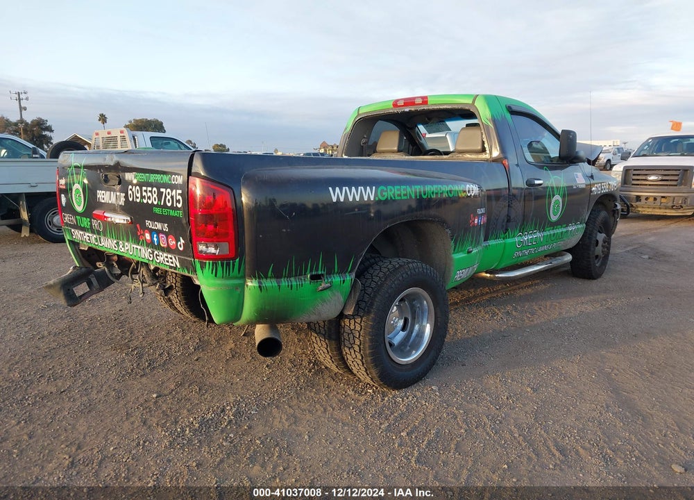 2006 DODGE RAM 3500 SLT/SPORT VIN: 3D7ML46C96G222788