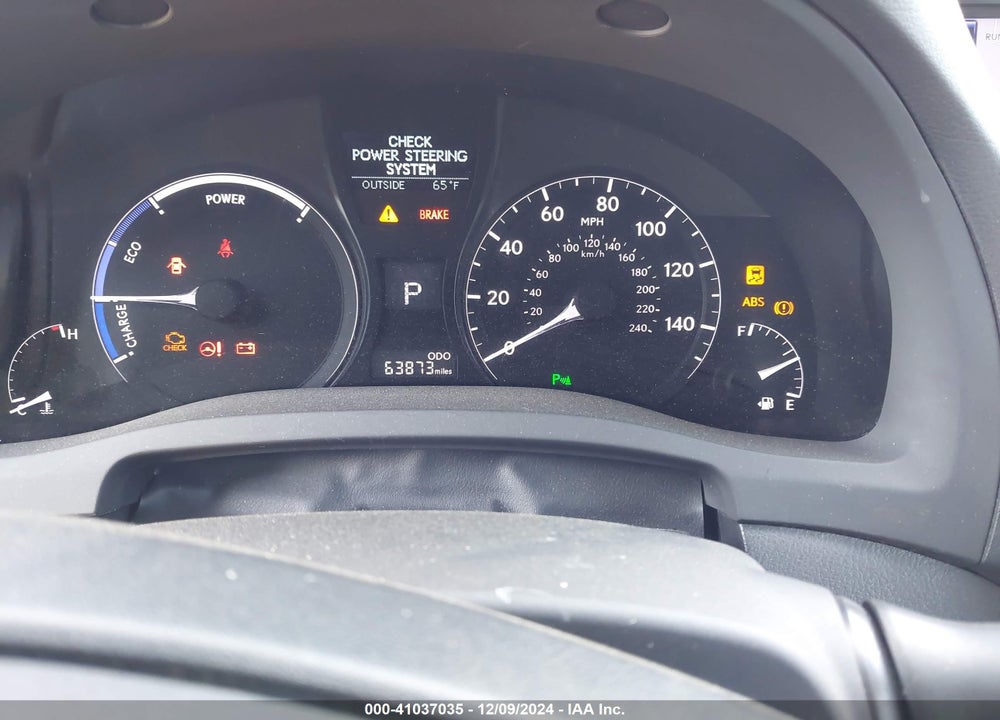 2013 LEXUS RX 450H VIN: JTJZB1BA1D2409659
