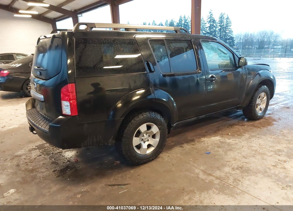 2011 NISSAN PATHFINDER S VIN: 5N1AR1NB2BC612868