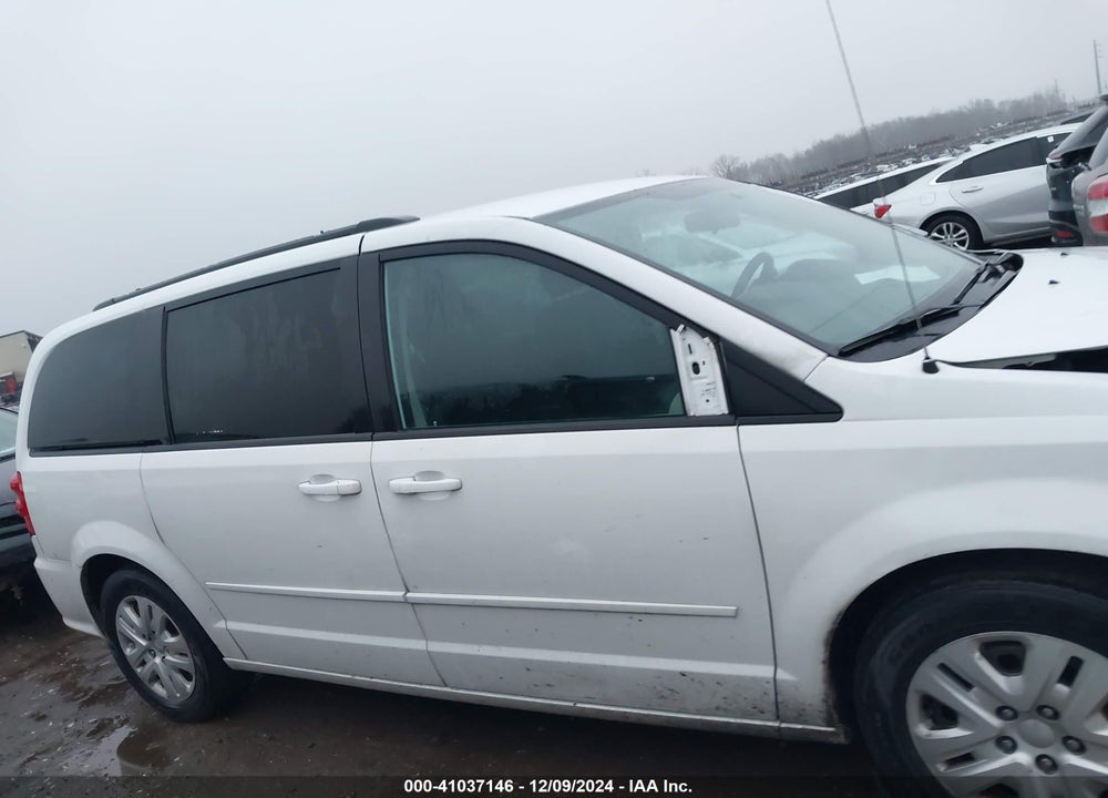 2016 DODGE GRAND CARAVAN VIN: 2C4RDGCG1GR375554