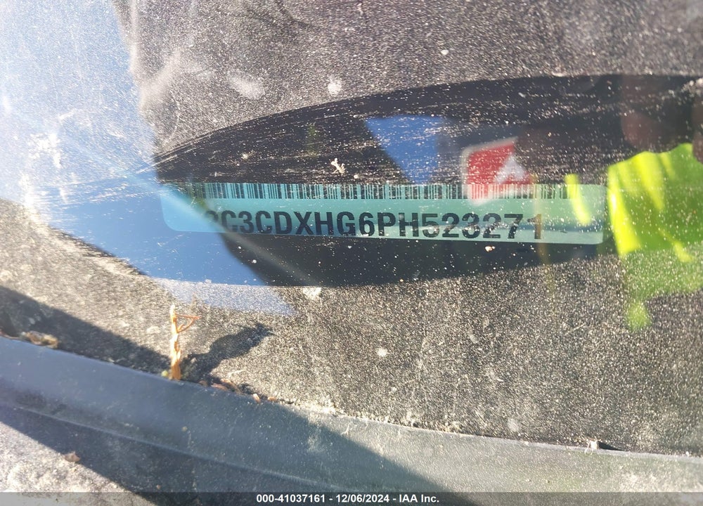 2023 DODGE CHARGER VIN: 2C3CDXHG6PH523271