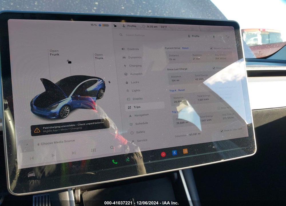 2018 TESLA MODEL 3 LONG RANGE/PERFORMANCE VIN: 5YJ3E1EB7JF121836