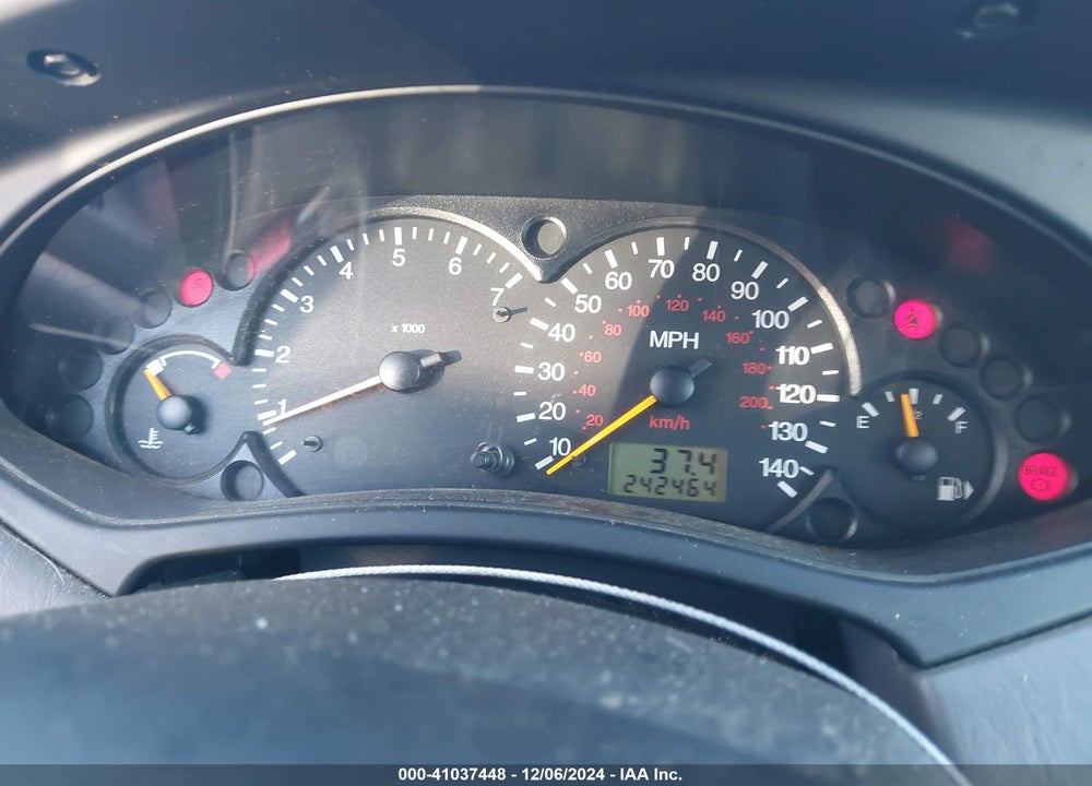 2002 FORD FOCUS ZTS VIN: 1FAFP38302W110736