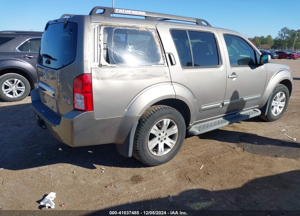 2006 NISSAN PATHFINDER LE VIN: 5N1AR18U86C680272