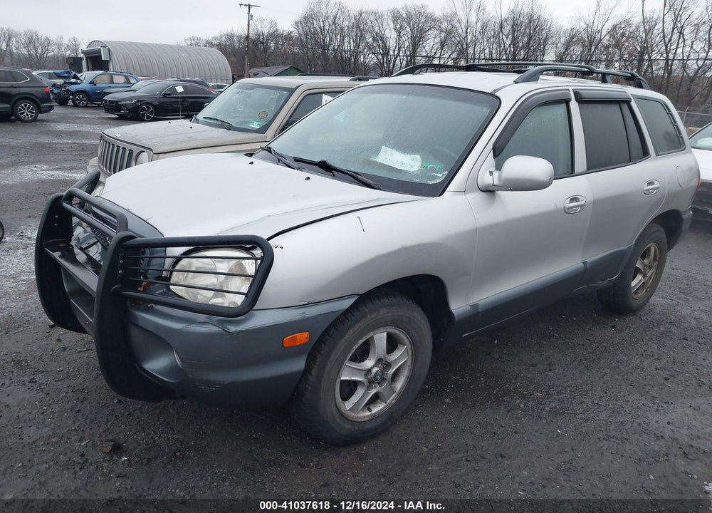 2004 HYUNDAI SANTA FE GLS VIN: KM8SC73D14U845618