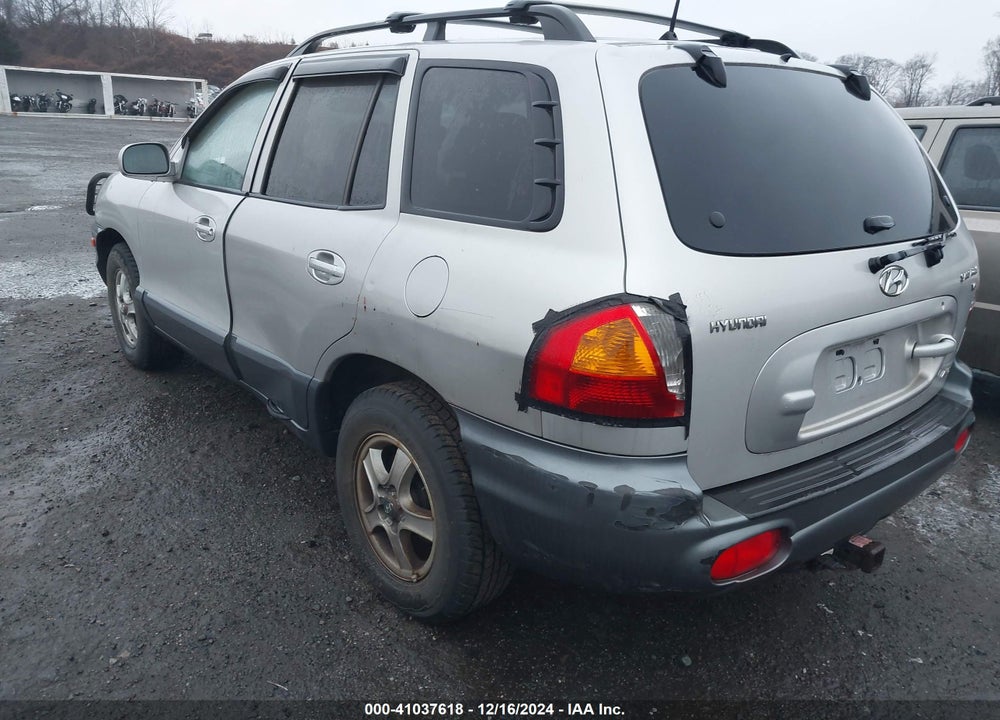 2004 HYUNDAI SANTA FE GLS VIN: KM8SC73D14U845618