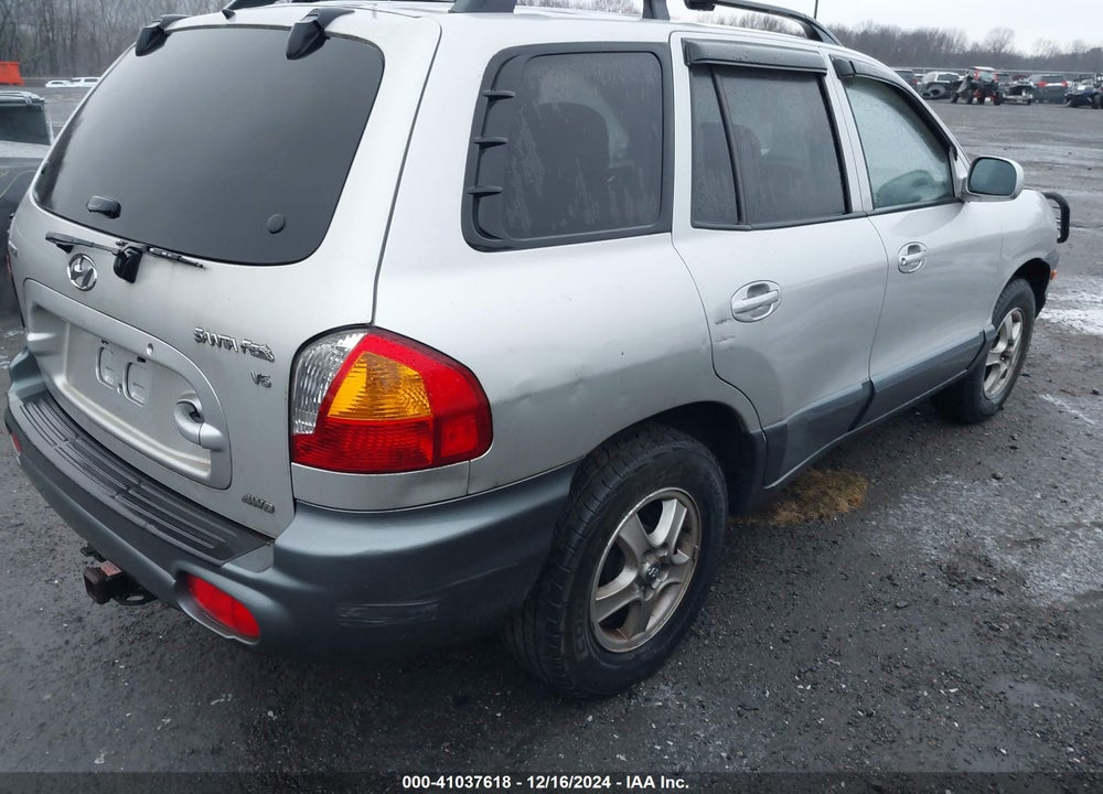 2004 HYUNDAI SANTA FE GLS VIN: KM8SC73D14U845618